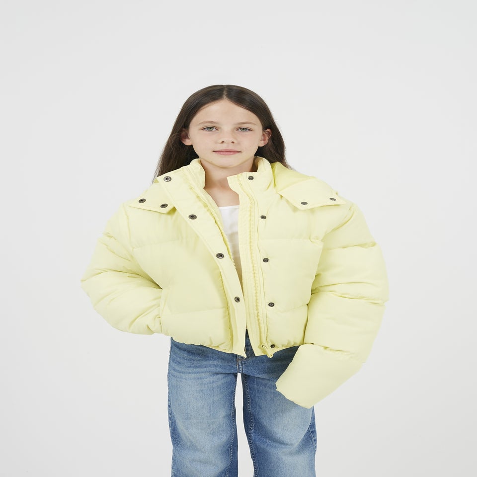 Brave Soul Lemon Hooded Padded Jacket (7-13 yrs)