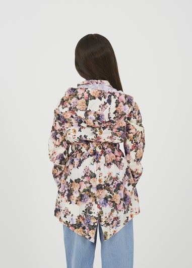 Brave Soul Cream Lightweight Showerproof Jacket (7-13 yrs)