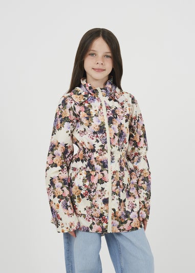 Brave Soul Cream Lightweight Showerproof Jacket (7-13 yrs)