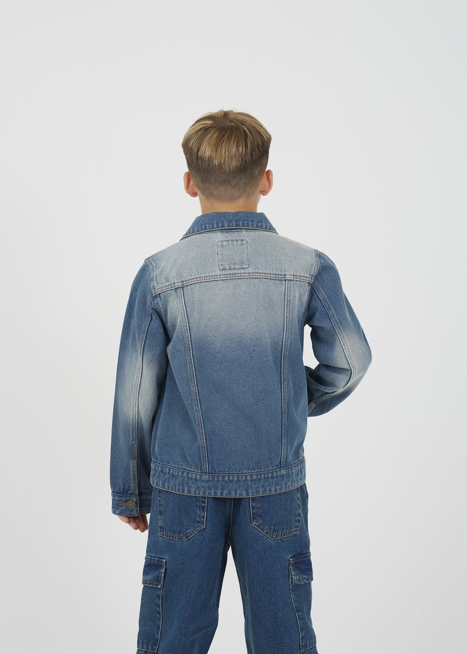 Brave Soul Blue Denim Jacket (7-13 yrs)