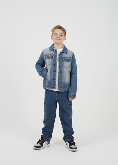 Brave Soul Blue Denim Jacket (7-13 yrs)