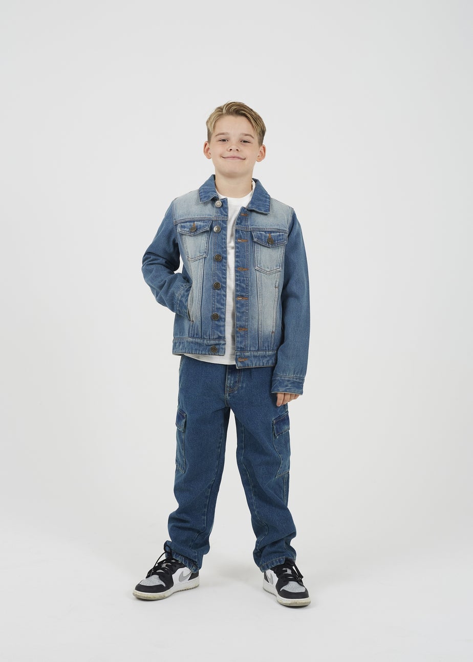 Brave Soul Blue Denim Jacket (7-13 yrs)