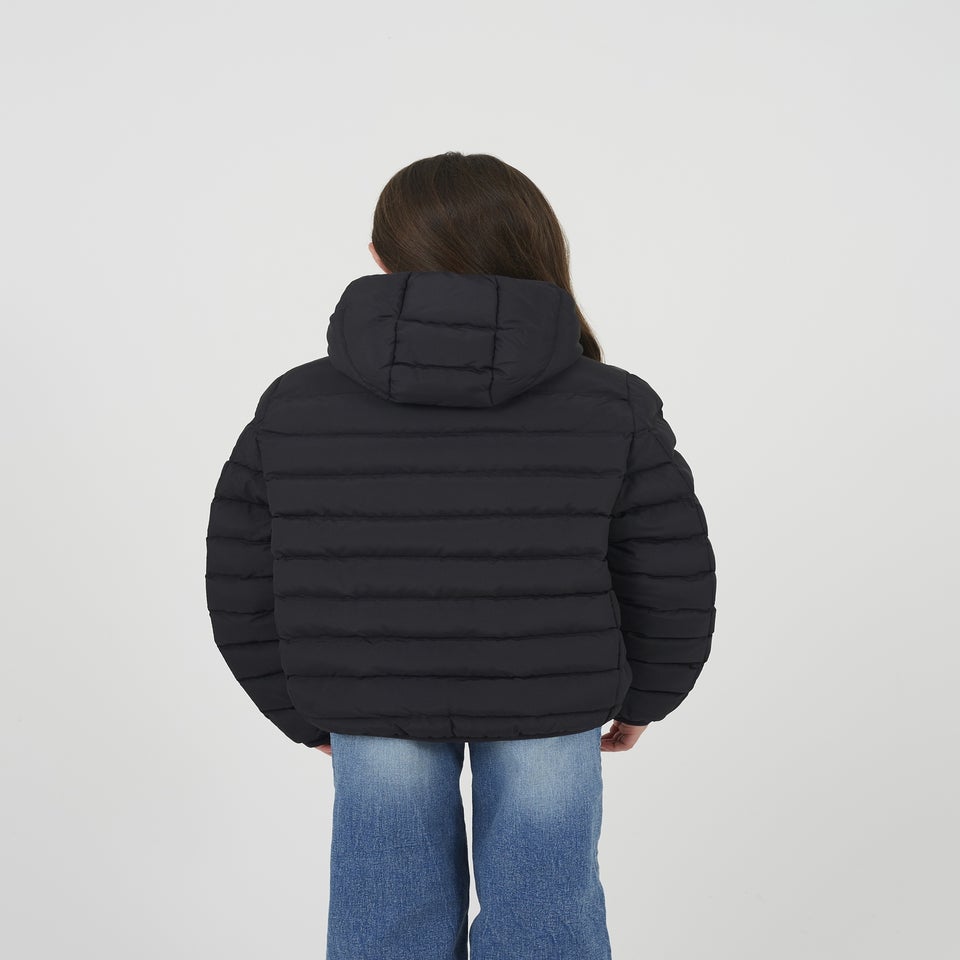 Brave Soul Black Hooded Padded Jacket (7-13 yrs)
