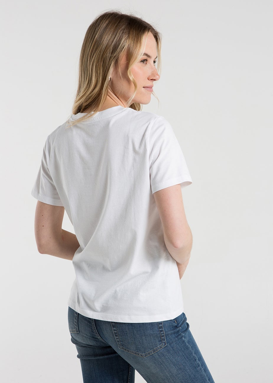 French Connection Black Cotton Crew Neck Logo Short Sleeve T-Shirts 3 Pack