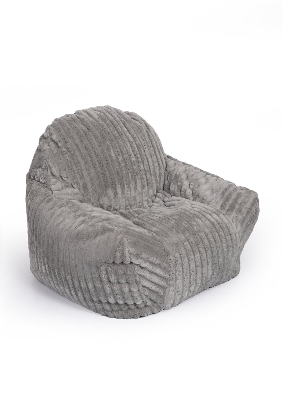 Kaikoo Grey Bounce Chair Laser Cut Fur