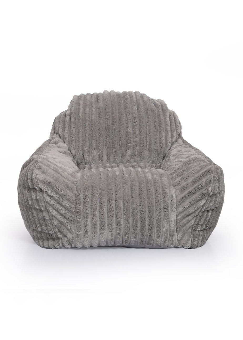 Kaikoo Grey Bounce Chair Laser Cut Fur