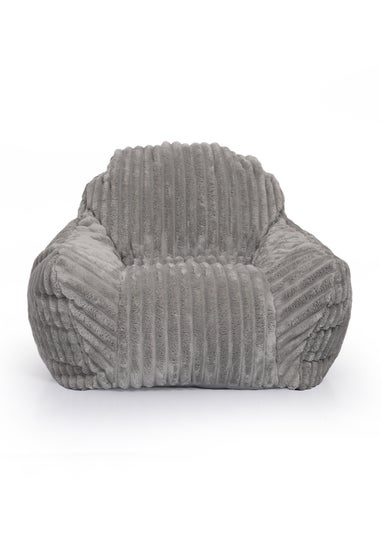 Kaikoo Grey Bounce Chair Laser Cut Fur