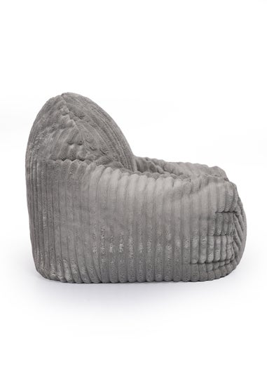 Kaikoo Grey Bounce Chair Laser Cut Fur