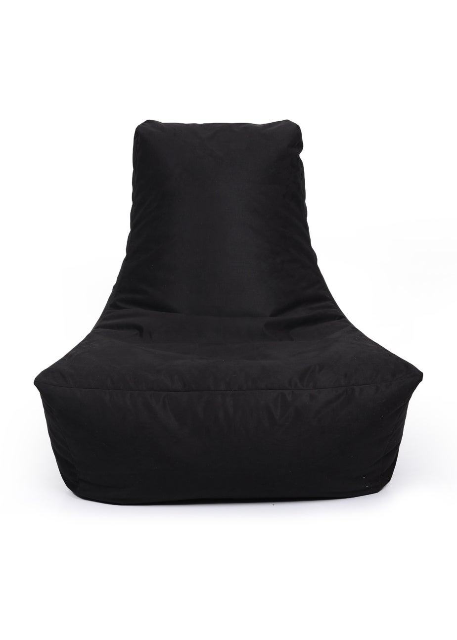 Kaikoo Black Brushed Large Slam Lounger Chair