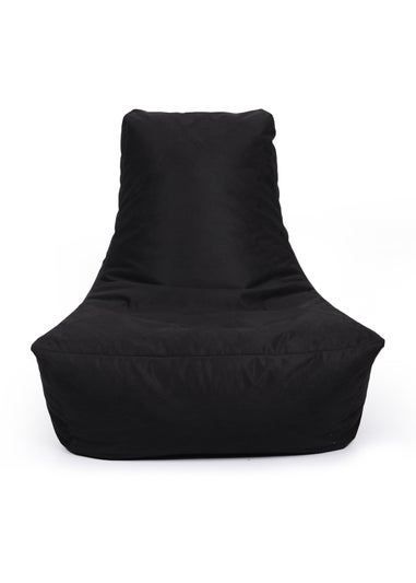Kaikoo Black Brushed Large Slam Lounger Chair