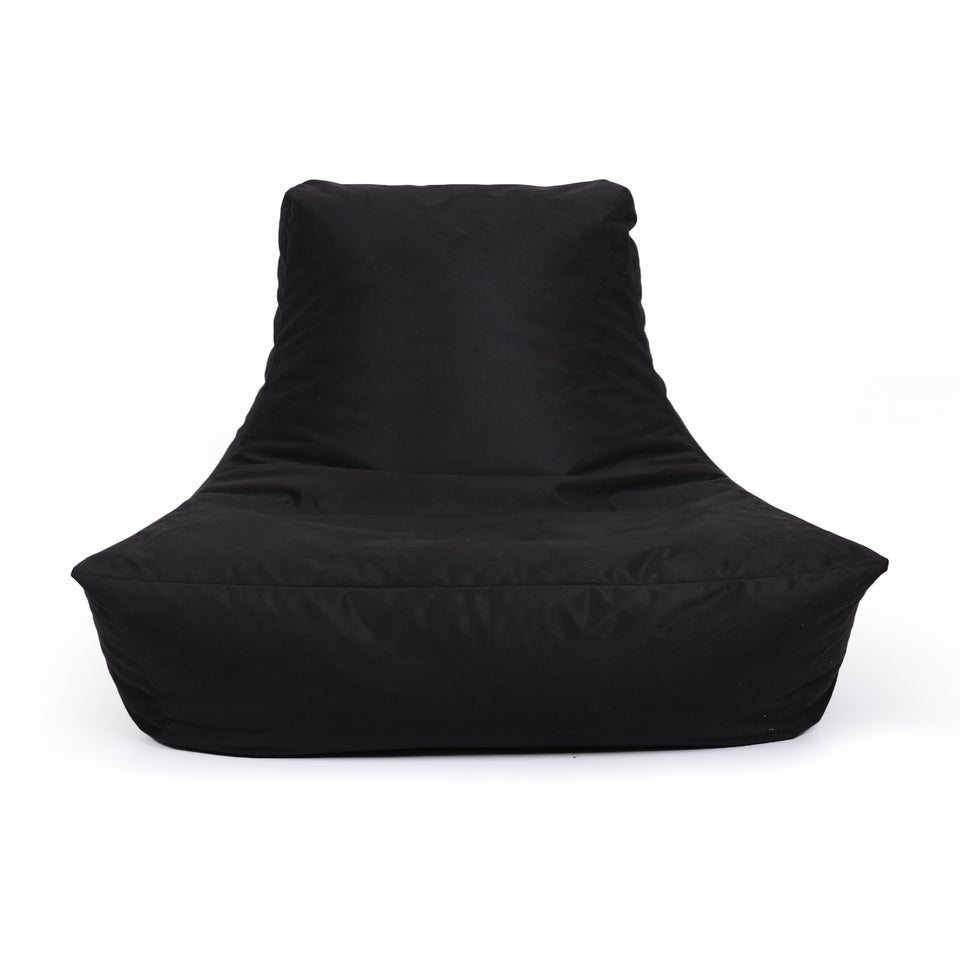 Kaikoo Black Brushed Large Slam Lounger Chair