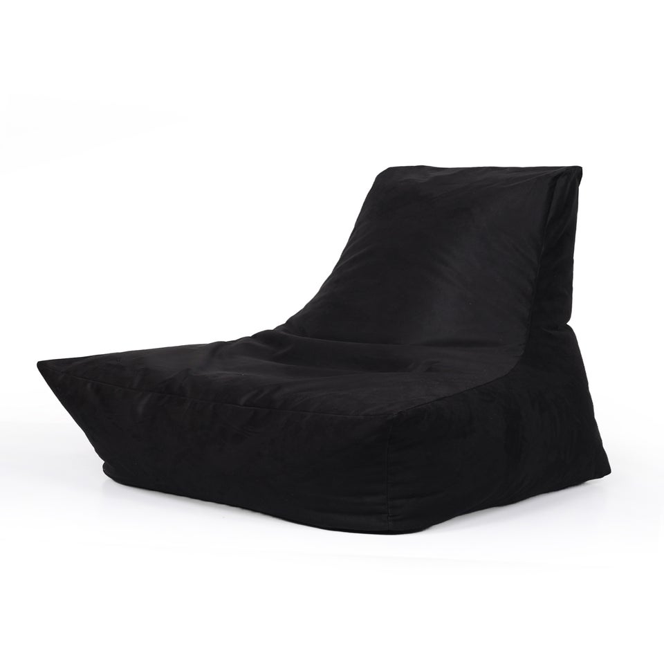 Kaikoo Black Brushed Large Slam Lounger Chair