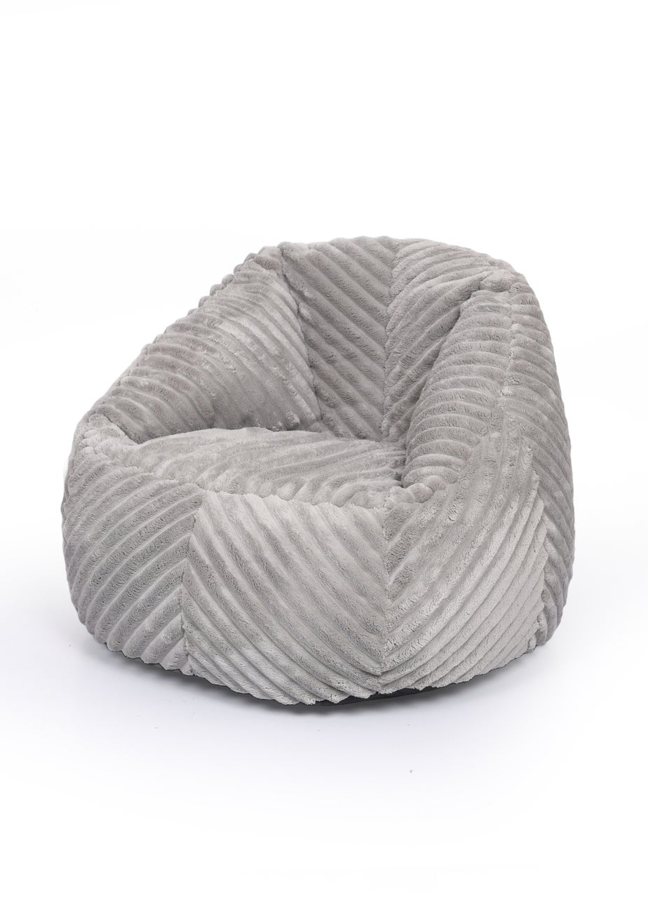 Kaikoo Grey Laser Cut Fur Large Chair