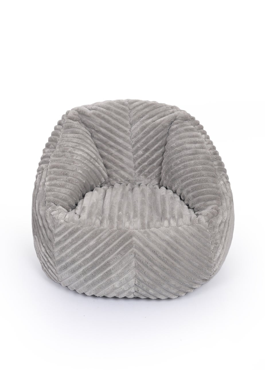 Kaikoo Grey Laser Cut Fur Large Chair