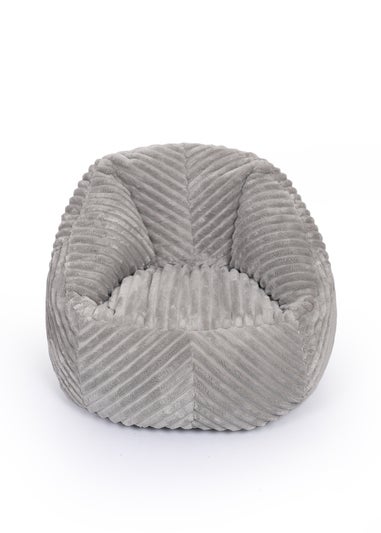 Kaikoo Grey Laser Cut Fur Large Chair