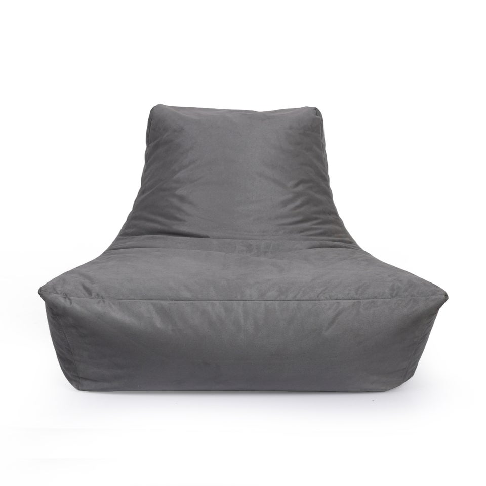 Kaikoo Grey Brushed Large Slam Lounger Chair