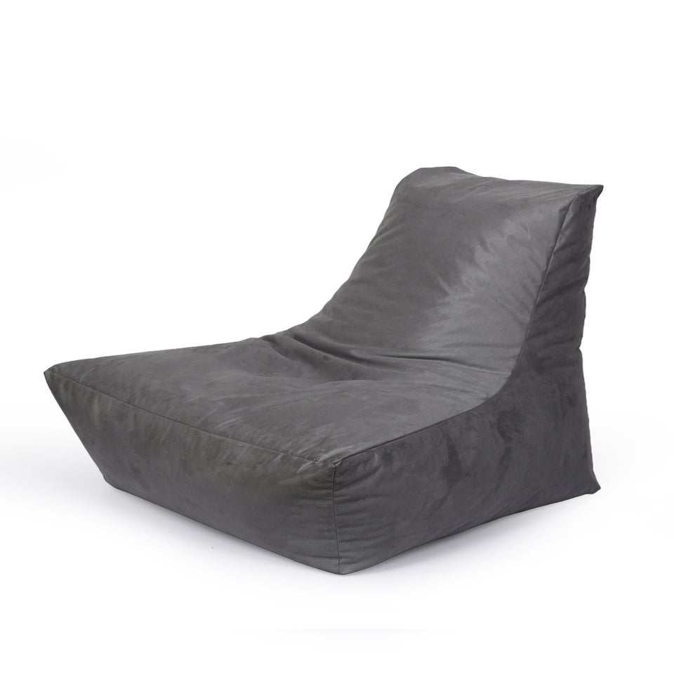 Kaikoo Grey Brushed Large Slam Lounger Chair
