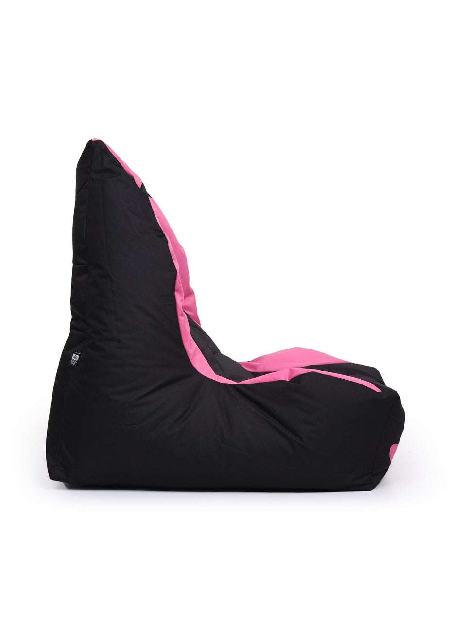 Kaikoo Black Pink PSP Teen Gaming Chair