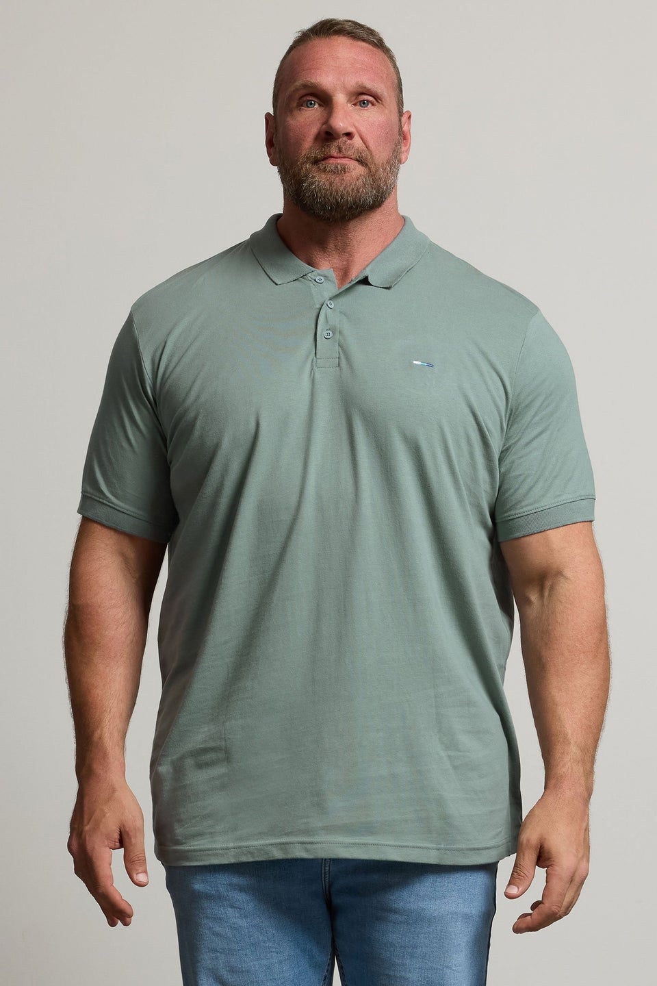 BadRhino Green Jersey Polo Shirt