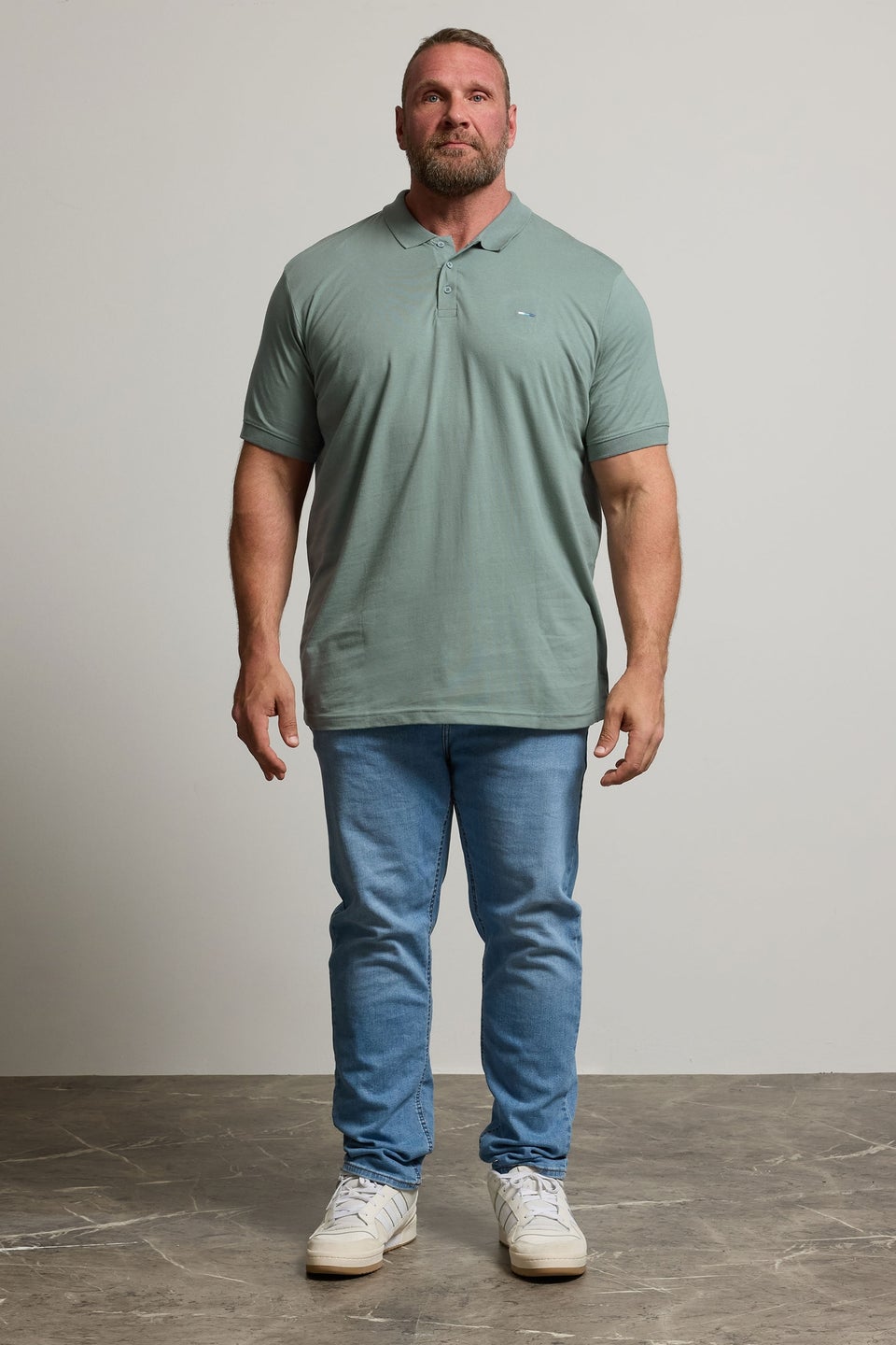 BadRhino Green Jersey Polo Shirt