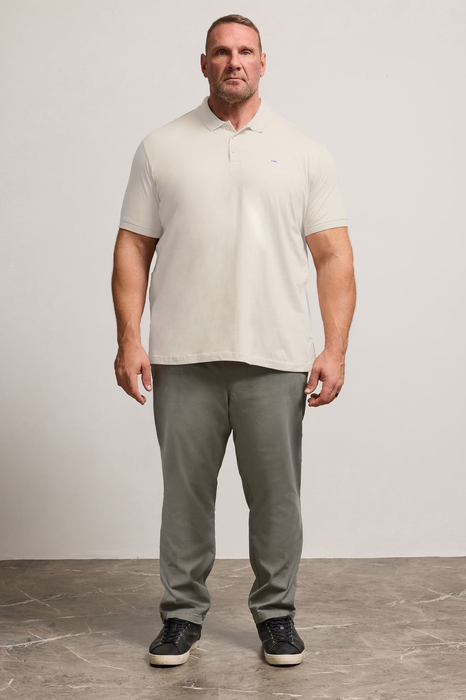 BadRhino Natural Jersey Polo Shirt