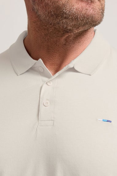 BadRhino Natural Jersey Polo Shirt