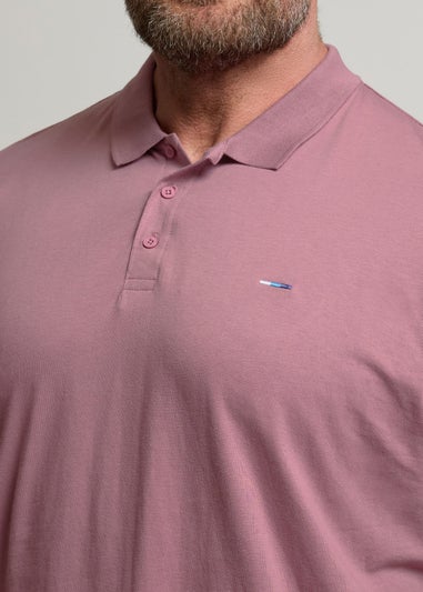 BadRhino Plum Purple Jersey Polo Shirt