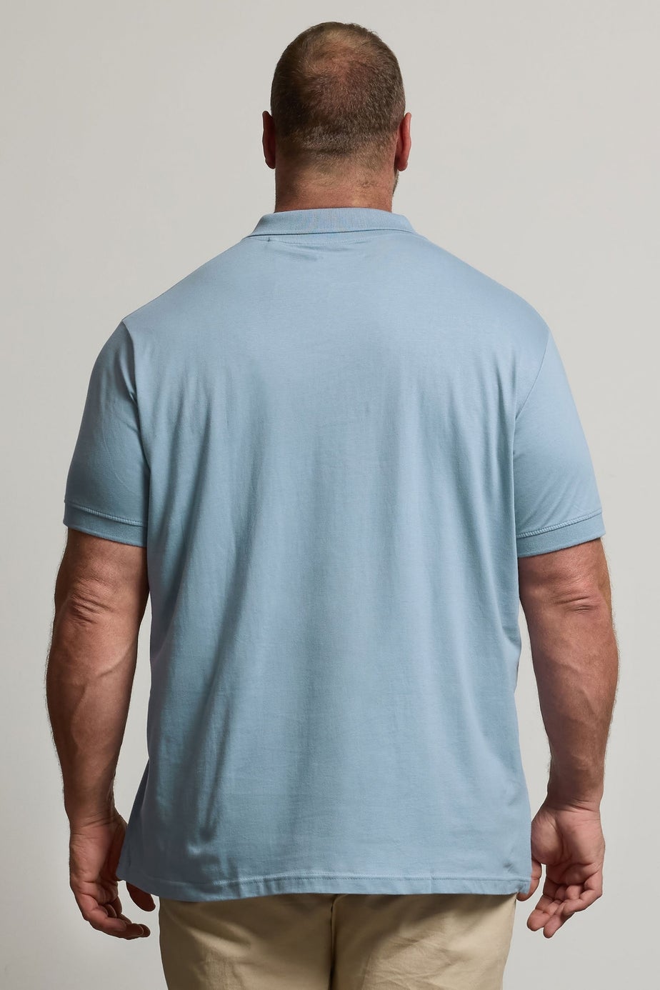 BadRhino Blue Jersey Polo Shirt