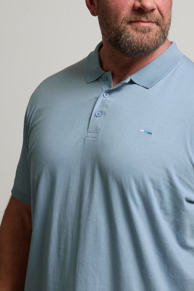 BadRhino Blue Jersey Polo Shirt