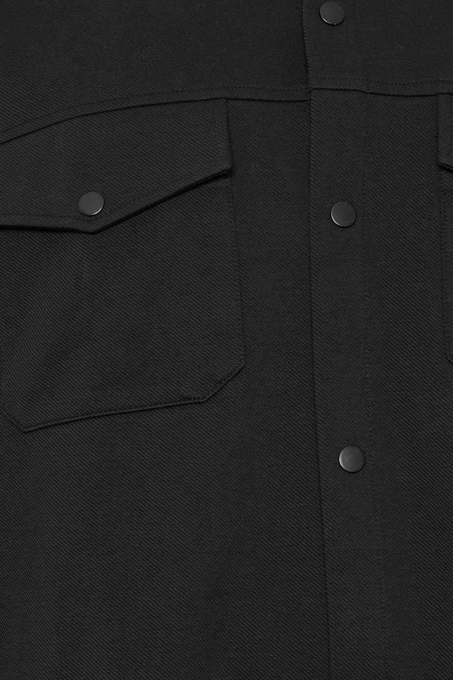 BadRhino Black Textured Jersey Shacket