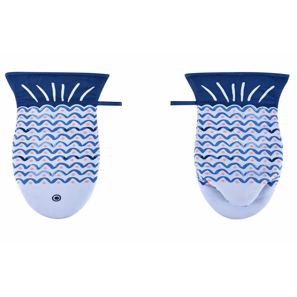 Ulster Weavers Catch of the Day Multi Colour Gauntlet Oven Glove