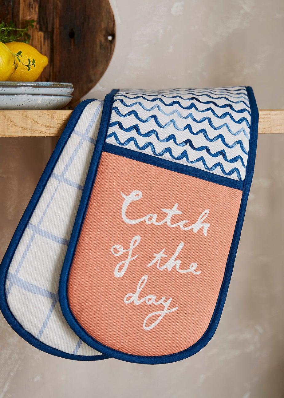 Ulster Weavers Catch of the Day Multi Colour Double Oven Glove