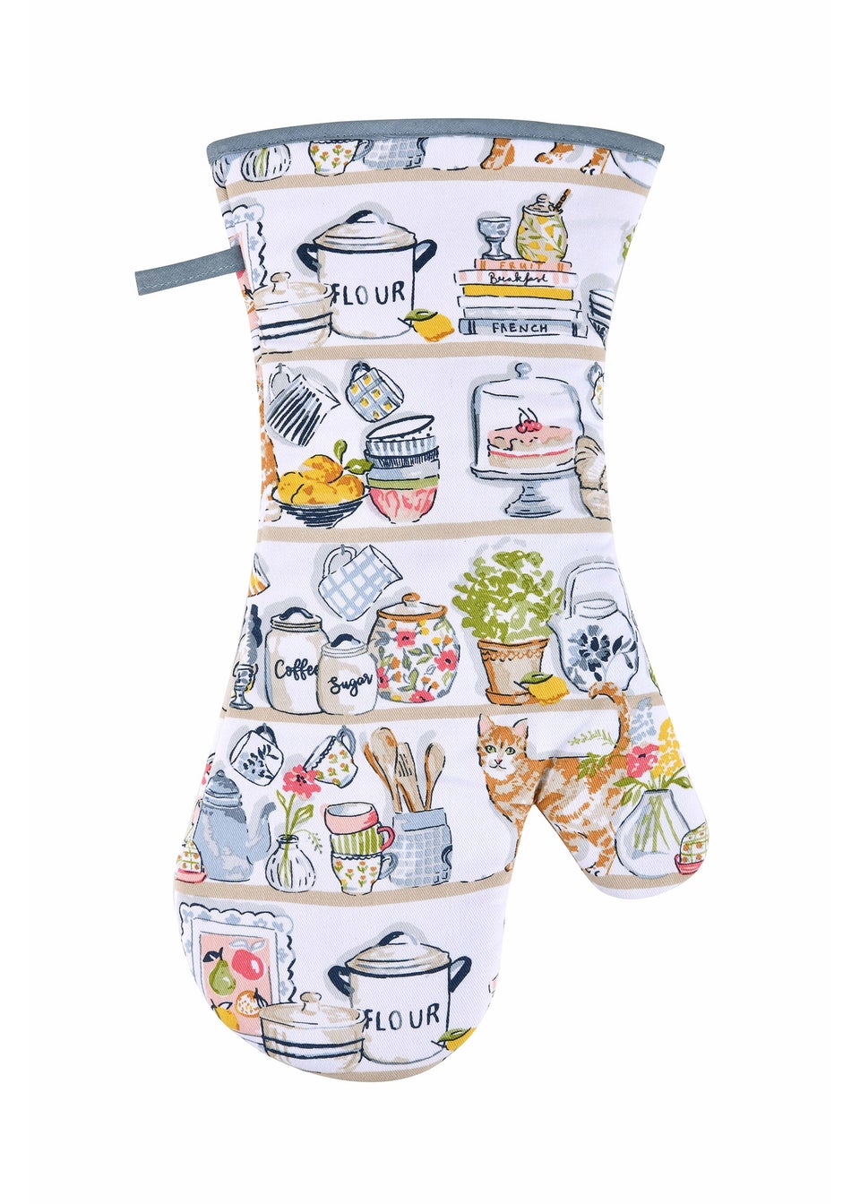 Ulster Weavers Pantry Cats Multi Colour Gauntlet Oven Glove