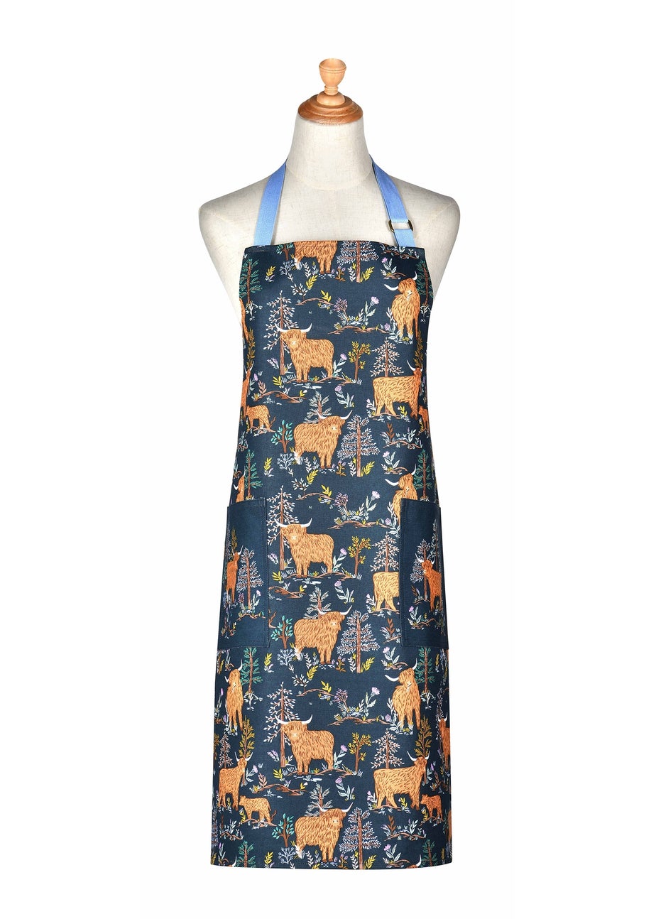 Ulster Weavers Connie the Cow Navy Apron - Cotton