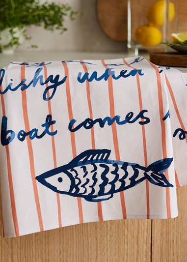 Ulster Weavers Catch of the Day Tea Towel - Cotton