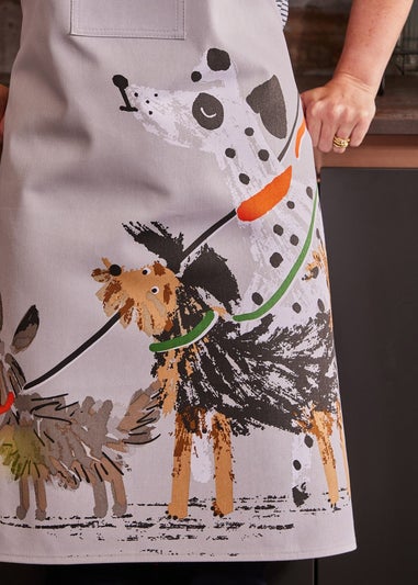 Ulster Weavers Dog Days Grey Apron - Cotton