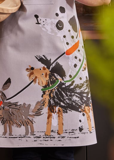 Ulster Weavers Dog Days Grey Apron - Cotton
