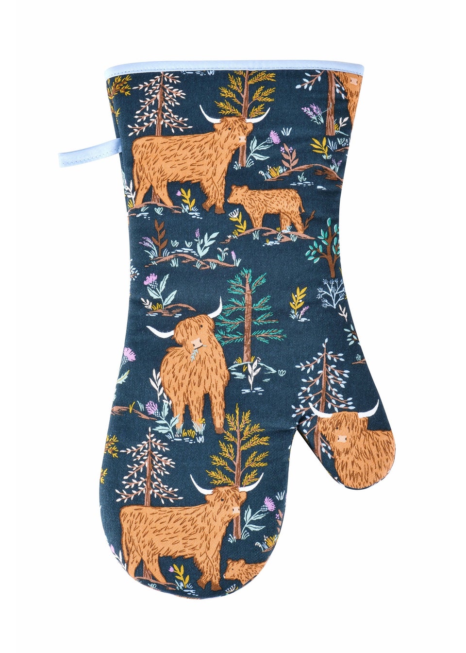 Ulster Weavers Connie the Cow Navy Gauntlet Oven Glove