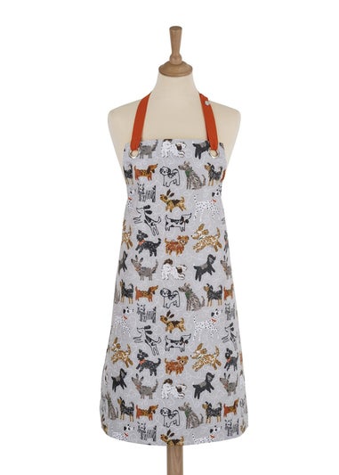 Ulster Weavers Dog Days Grey Apron - PVC/Oilcloth