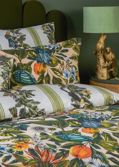 furn. Leilani Printed Floral Multicoloured Duvet Cover Set