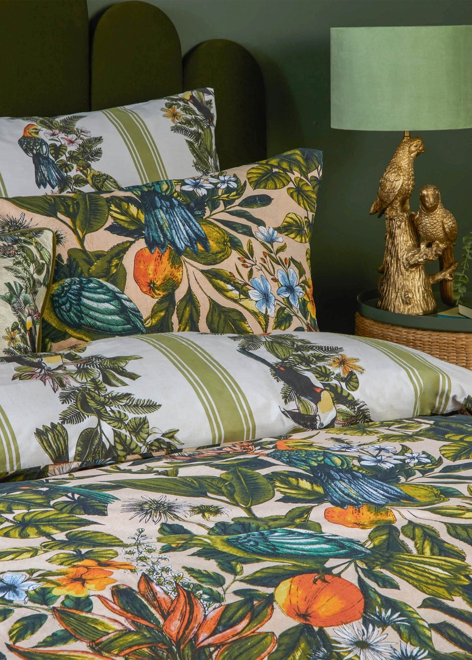 furn. Leilani Printed Floral Multicoloured Duvet Cover Set
