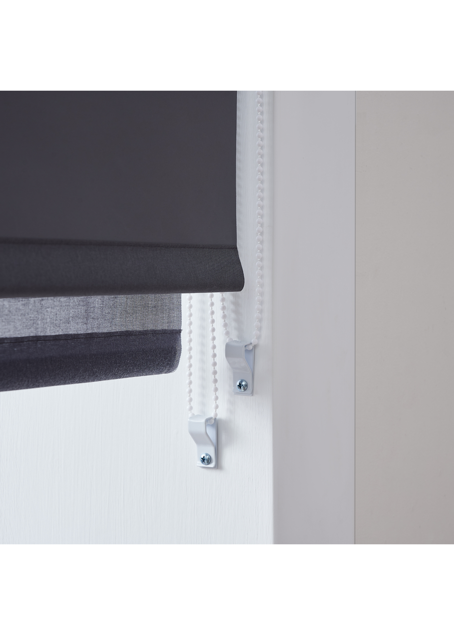 Little Black Book Slate Grey D. Roller Blind