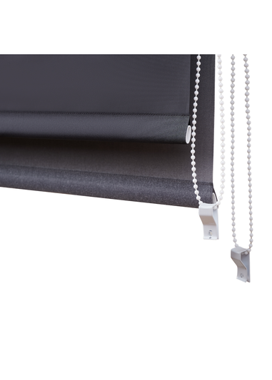 Little Black Book Slate Grey D. Roller Blind