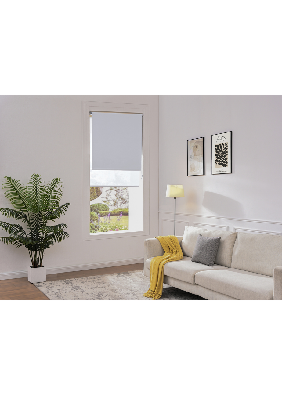 Little Black Book White D. Roller Blind