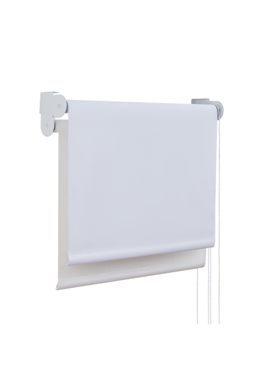 Little Black Book White D. Roller Blind