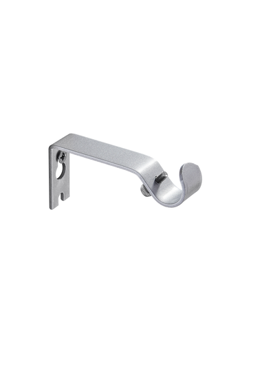 Little Black Book Silver Extendable Ball Curtain Pole