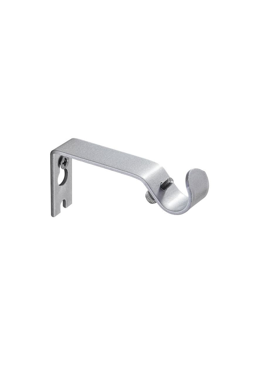 Little Black Book Silver Extendable Ball Curtain Pole