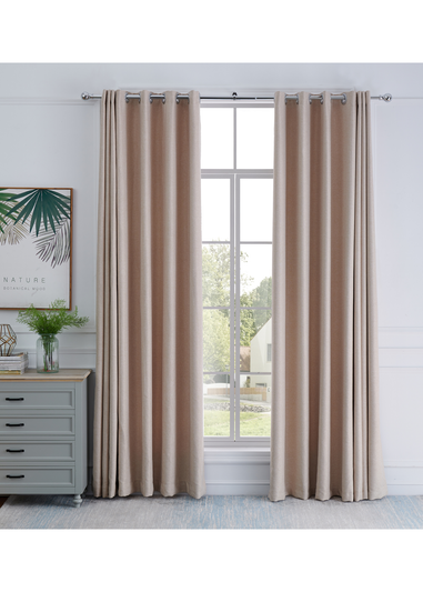 Little Black Book Chrome Extendable Ball Curtain Pole