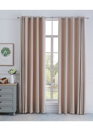 Little Black Book Chrome Extendable Ball Curtain Pole