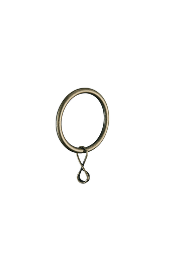 Little Black Book Antique Brass Extendable Ball Curtain Pole